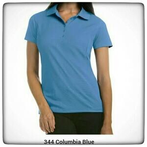 ANTIGUA Blue Short Sleeve Golf Polo Shirt Top Size XL Athleisure Sportswear